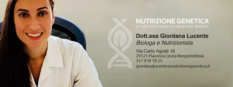 Nutrizionista Piacenza dott.ssa Giordana Lucente